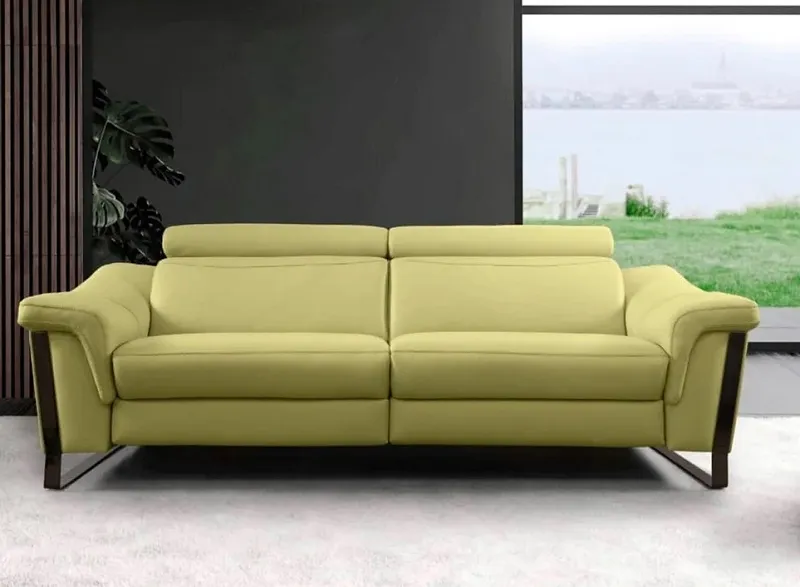 sofa pistacho tapizado confetextil
