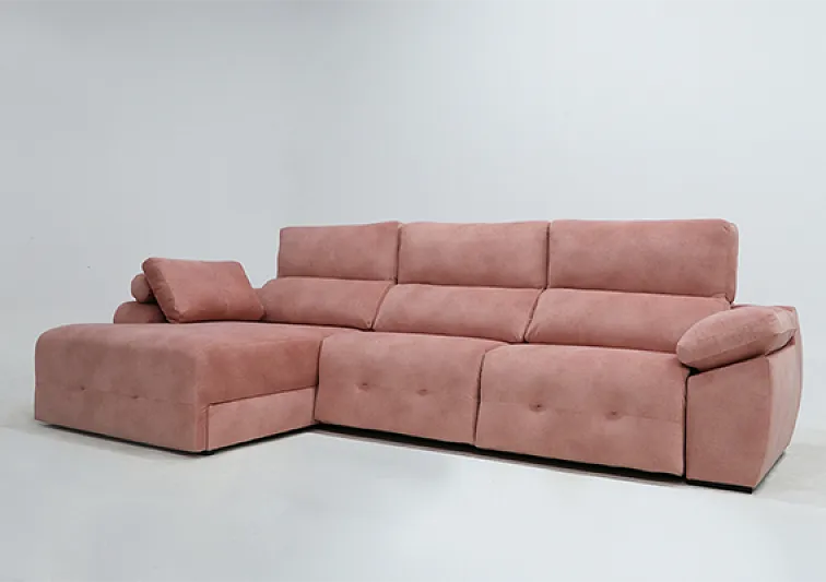 sofa rosa tapizad confetextil
